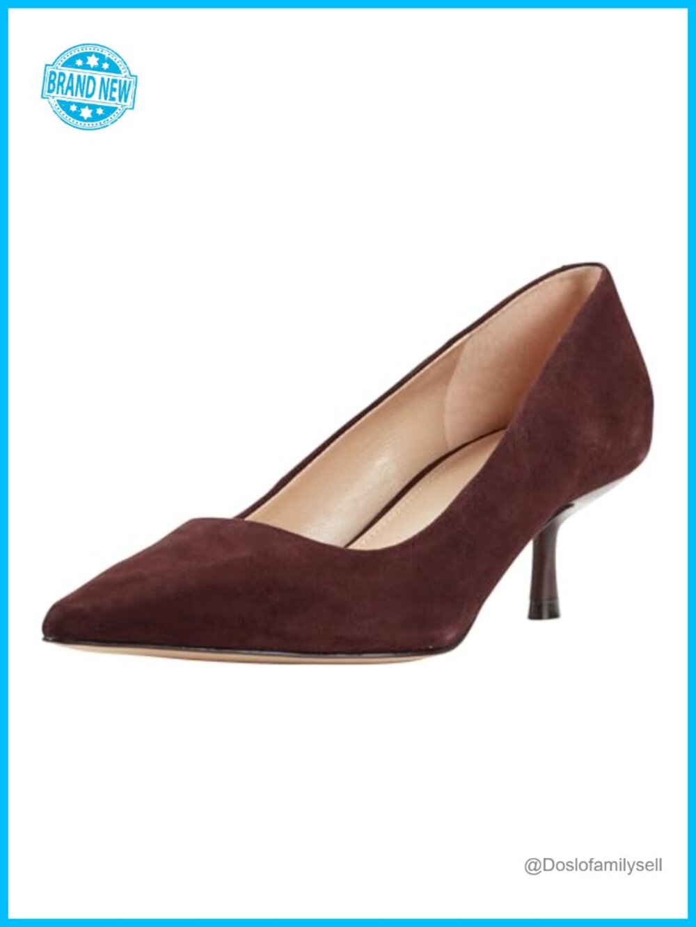 Suede Pointed Toe Stiletto Heel Dress Pumps Party Evening